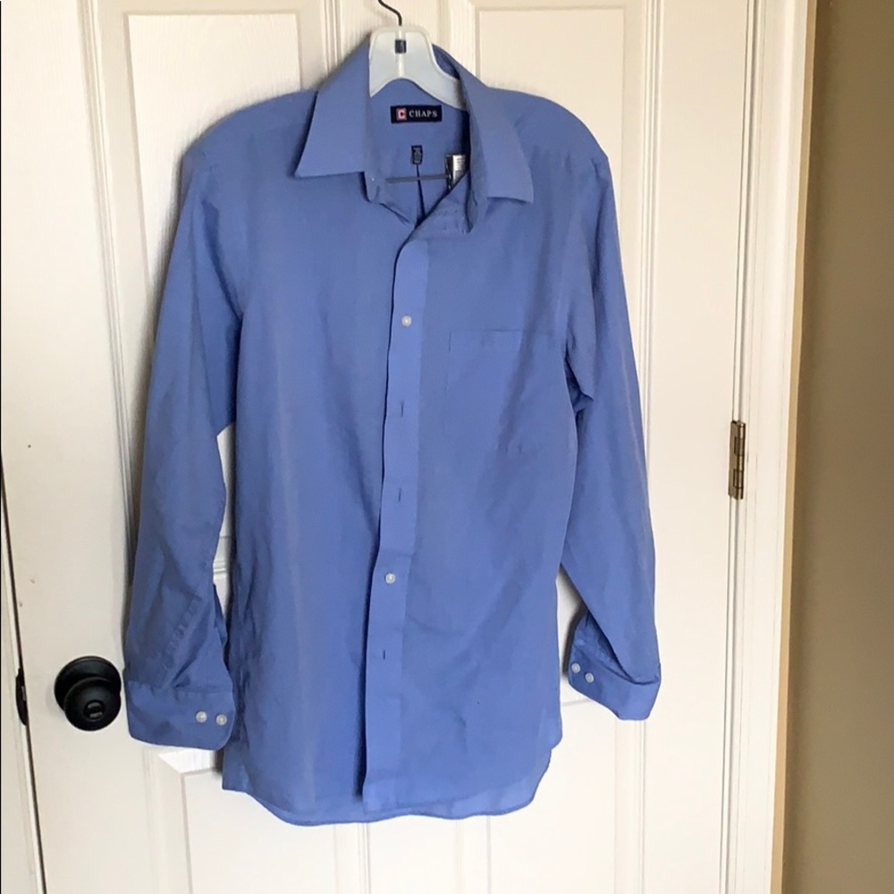 Blue Button Down Dress Shirt